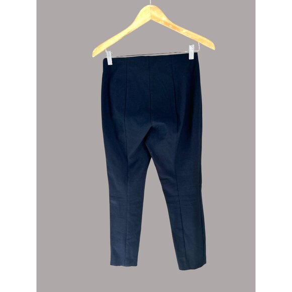 Theory Womens Blue Slim Ankle Pants Size 6 Side Zip Stretch Office Casual - Picture 7 of 8
